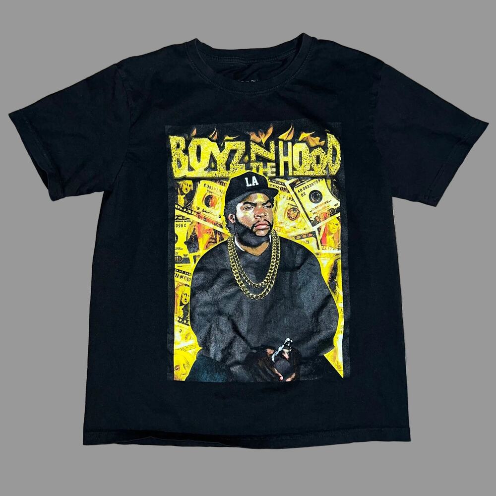 Boyz N The Hood Graphic T-Shirt Unisex Size Small Black Ice Cube Movie Tee